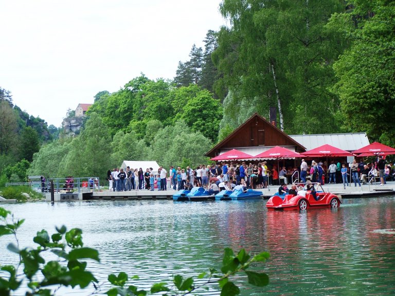 Kiosk am Schöngrundsee