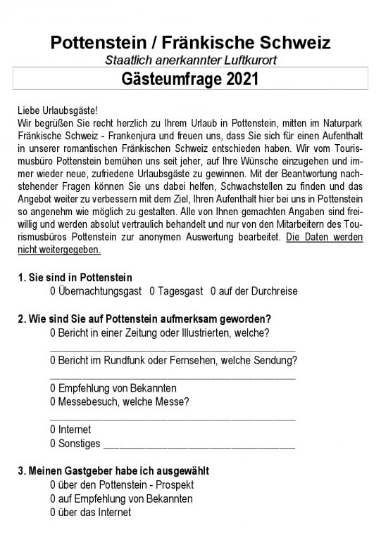 Gästeumfrage 2021